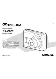 Casio Exilim EX Z 120 Printed Manual